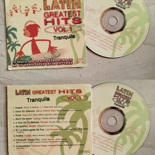 Latin CD used, pack of 9