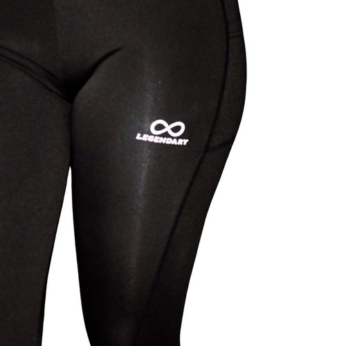 Legendary Yoga Leggings Flexyoga, black, 7/8 length