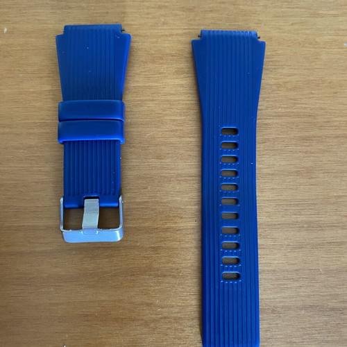 Watch Strap 22mm Blue like new, men's
