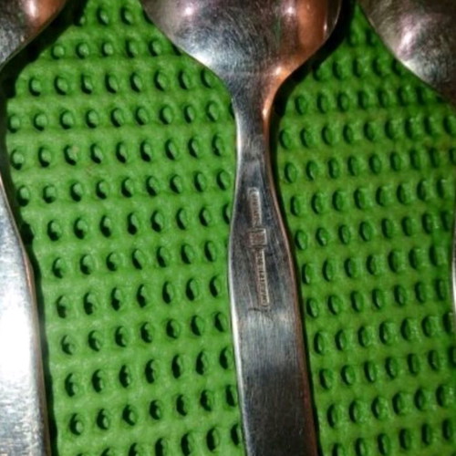 Solingen cutlery set used with 1 ladle, 7 spoons, 7 knives, 8 forks and 4 small spoons