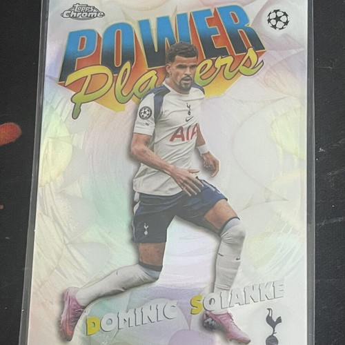 Dominic Solanke Power Players Topps Chrome card like new