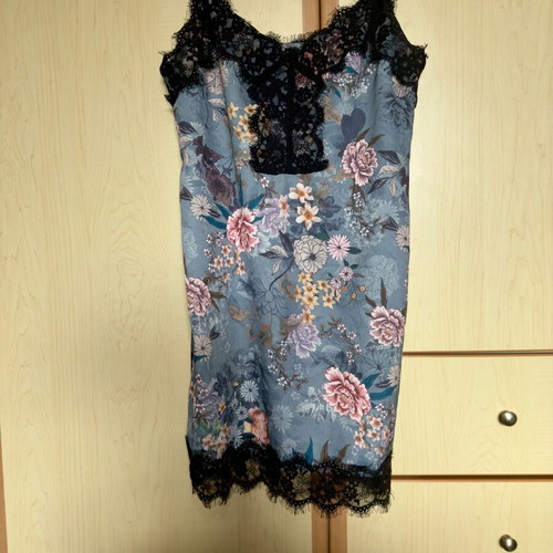 Stradivarius Floral Lingerie Style Dress like new, size M