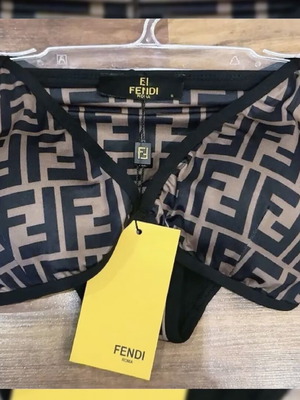 Fendi women's swimsuit new, black and brown