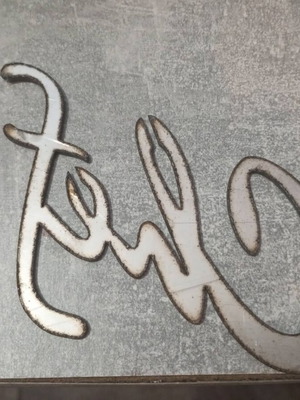 Metal Chef sign
