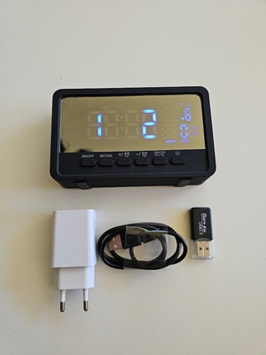 WiFi ρολόι με κρυφή κάμερα Full HD 1080P Tuya Smart νυχτερινή όραση