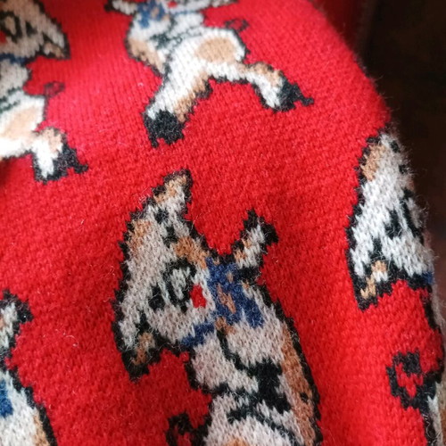 Gucci vest like new, red