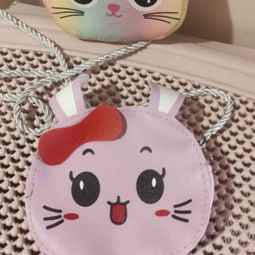 Shoulder bags new, cat and bunny design, set of 2 pieces