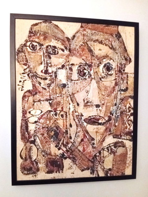 Georges Ebrin Adingra Original Painting 65x50 cm Like New