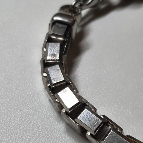 Solid Silver 925 Bracelet used, 56g weight, 23cm length
