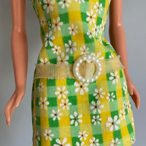 Vintage Redhead Barbie Pretty In Plaid doll used by Mattel 1998