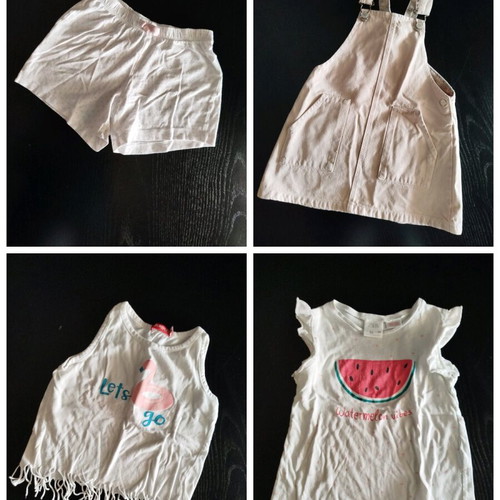 Summer clothes pack for 4 years old like new, multicolored
