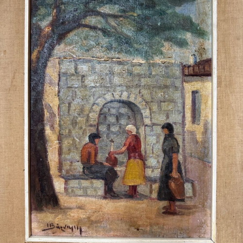 Ioakeim Varnalis painting used with 42x53 frame