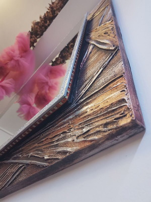 Lighted wall mirror like new, custom order 1.70x0.80