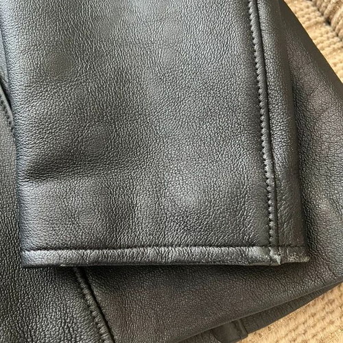 Women's leather jacket Vera Pelle black XL like new