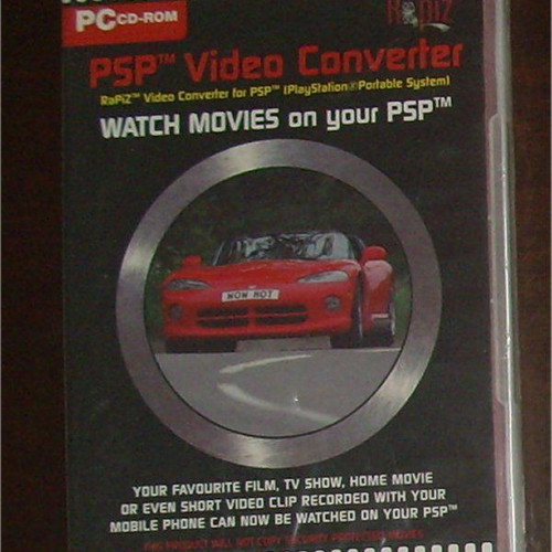 PSP Video Converter software new, for Win 2000 and above