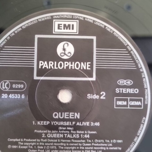 Queen The Show Must Go On vinyl used