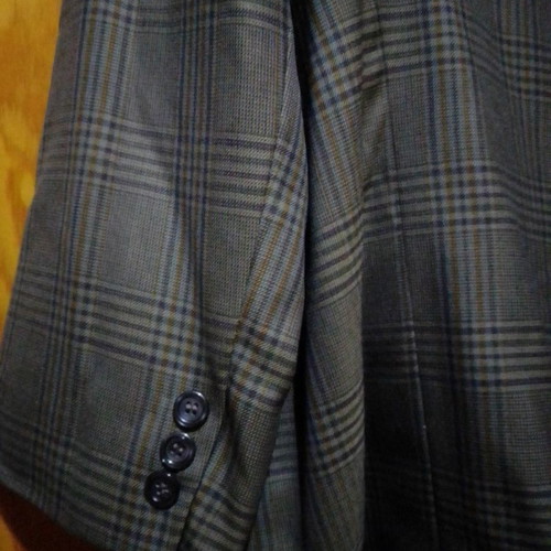Men's winter jacket used M/L olive with brown