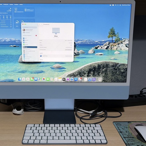 iMac M1 8GB RAM 256GB ROM 24’’ used