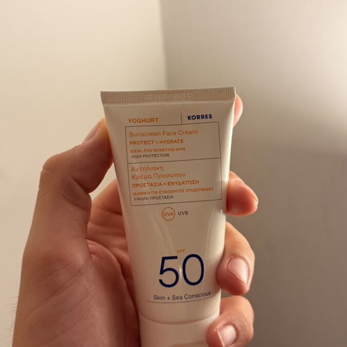 Korres Sunscreen Face Cream SPF 50 New