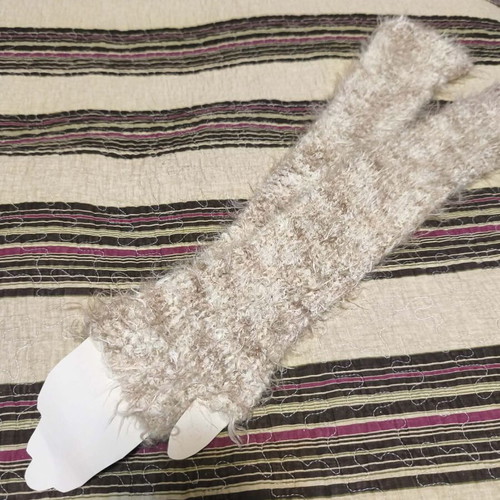 Handmade hand gaiters new, beige
