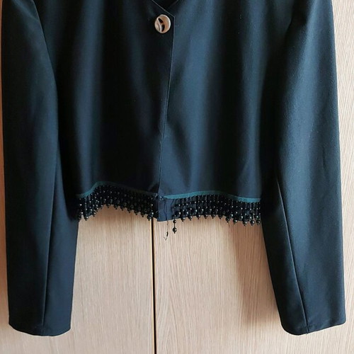 Dress and short jacket set like new, black, size Medium
