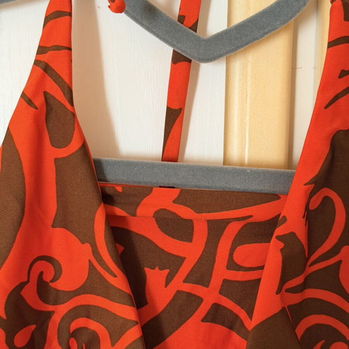 Touche women's swimsuit like new, brown and orange, sizes S-M