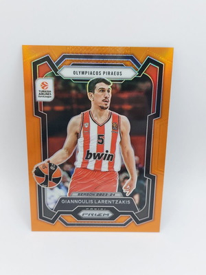 Euroleague Prizm Γιαννούλης Λαρεντζάκης orange /49 σαν καινούργιο