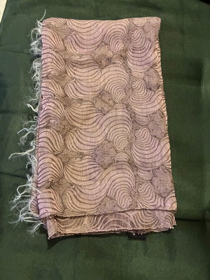 Κασκόλ TOUS 100% Viscose ροζ/nude με ανάγλυφο σχέδιο καινούργιο