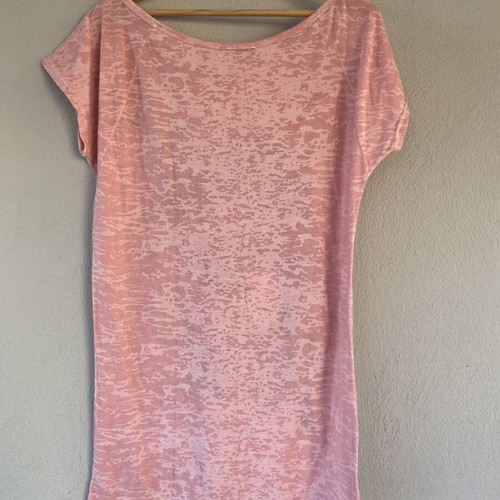 Easy Wear pink t-shirt like new, woman design, M/L