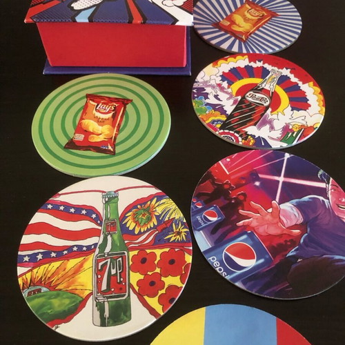 PepsiCo coasters new from Pepsi Lays 7up promotion