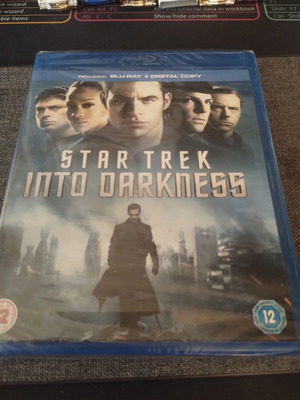 Star Trek Into Darkness Blu-Ray νέος, σφραγισμένος, χωρίς περιορισμό περιοχής