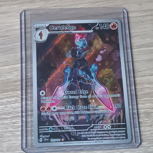 Ceruledge SSP 197 rare illustration from Surging Sparks set new