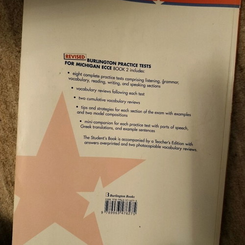 Revised Burlington Practice Tests for Michigan E.C.C.E. used