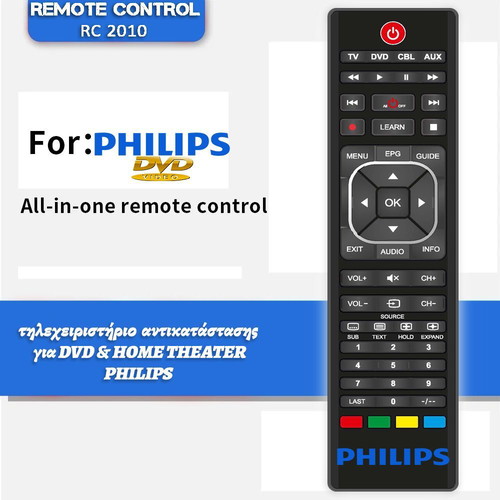 Philips remote control for DVD and home theater new