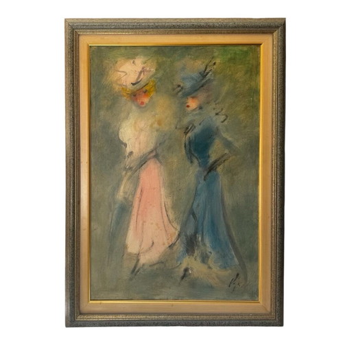 Doris Michail Papageorgiou oil painting on canvas like new