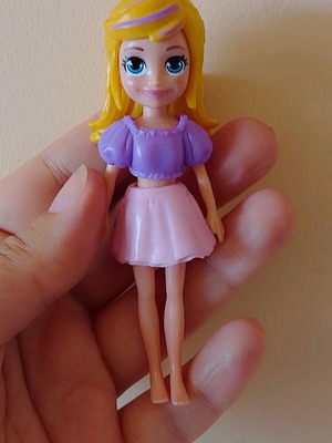 Polly Pocket Mattel употребявана оригинална мини кукла за колекционери