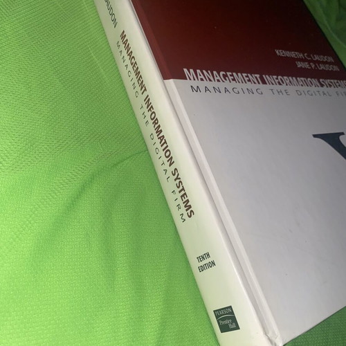 Management Information Systems 10th Edition book by Laudon & Laudon