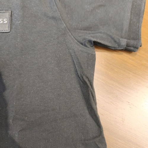 Boss Stretch Cotton Slim-Fit Polo Shirt L used, black