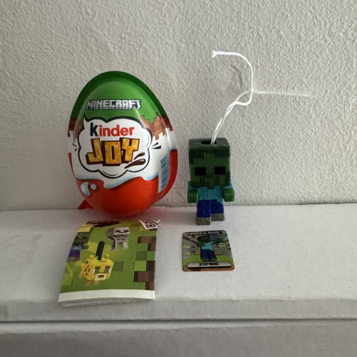 Kinder Joy Minecraft Zombie figure new