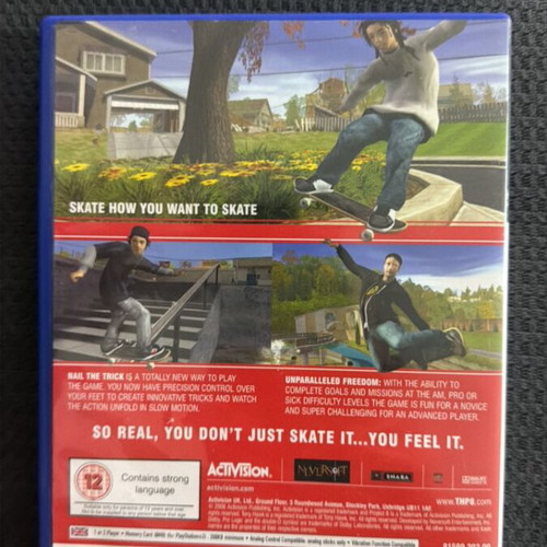 Tony Hawk's Project 8 PS2 game like new, complete
