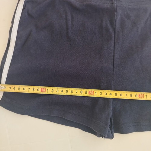 Dorothy Perkins Navy Blue Mini Shorts with White Stripes like new