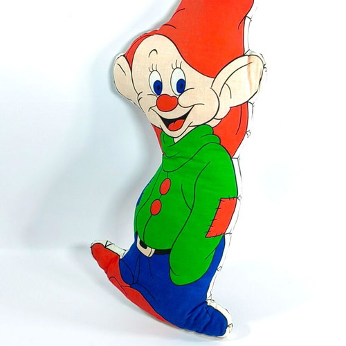 Dopey Plush Pillow 19 inches vintage, like new