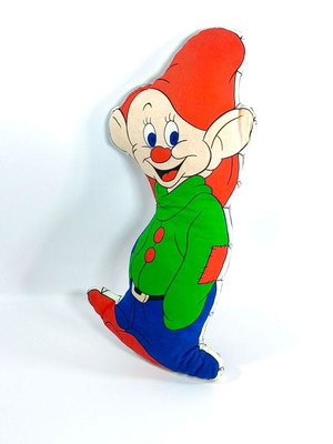 Dopey Plush Pillow 19 inches vintage, like new
