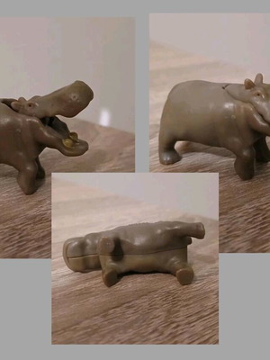 Kinder hippopotamus figure like new