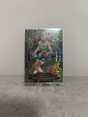 2025-26 Panini Select EuroLeague BK Tadas Sedekerskis Concourse FOTL Green 4/5