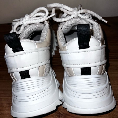 Roberto Cavalli athletic shoes like new, white and beige size 37
