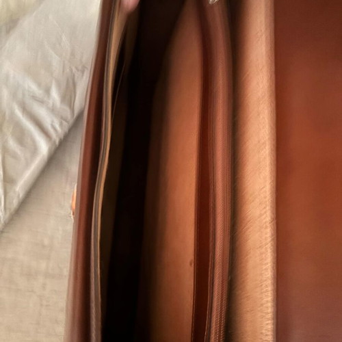 Leather bag brown like new, unused
