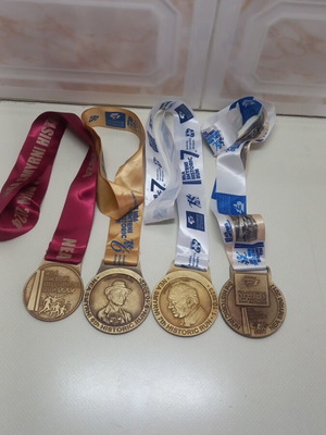 Μετάλλια Νέα Σμύρνη Historic Run, πακέτο 4 τεμάχια