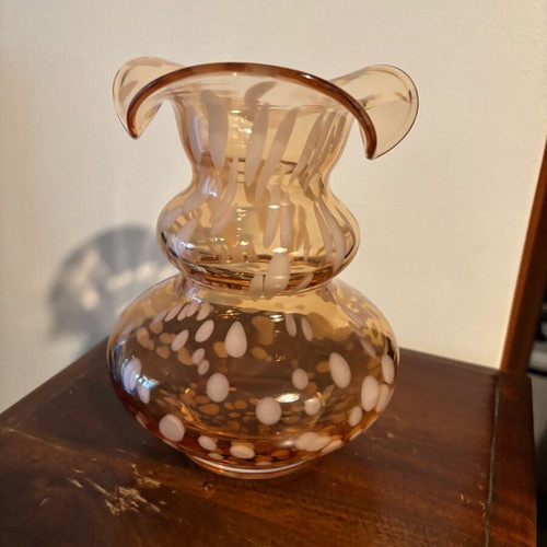 Murano vase handmade in like new condition