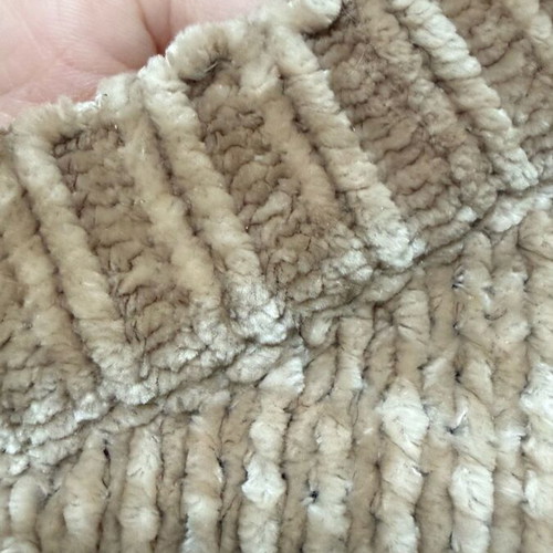 Stradivarius chenille sweater beige light brown